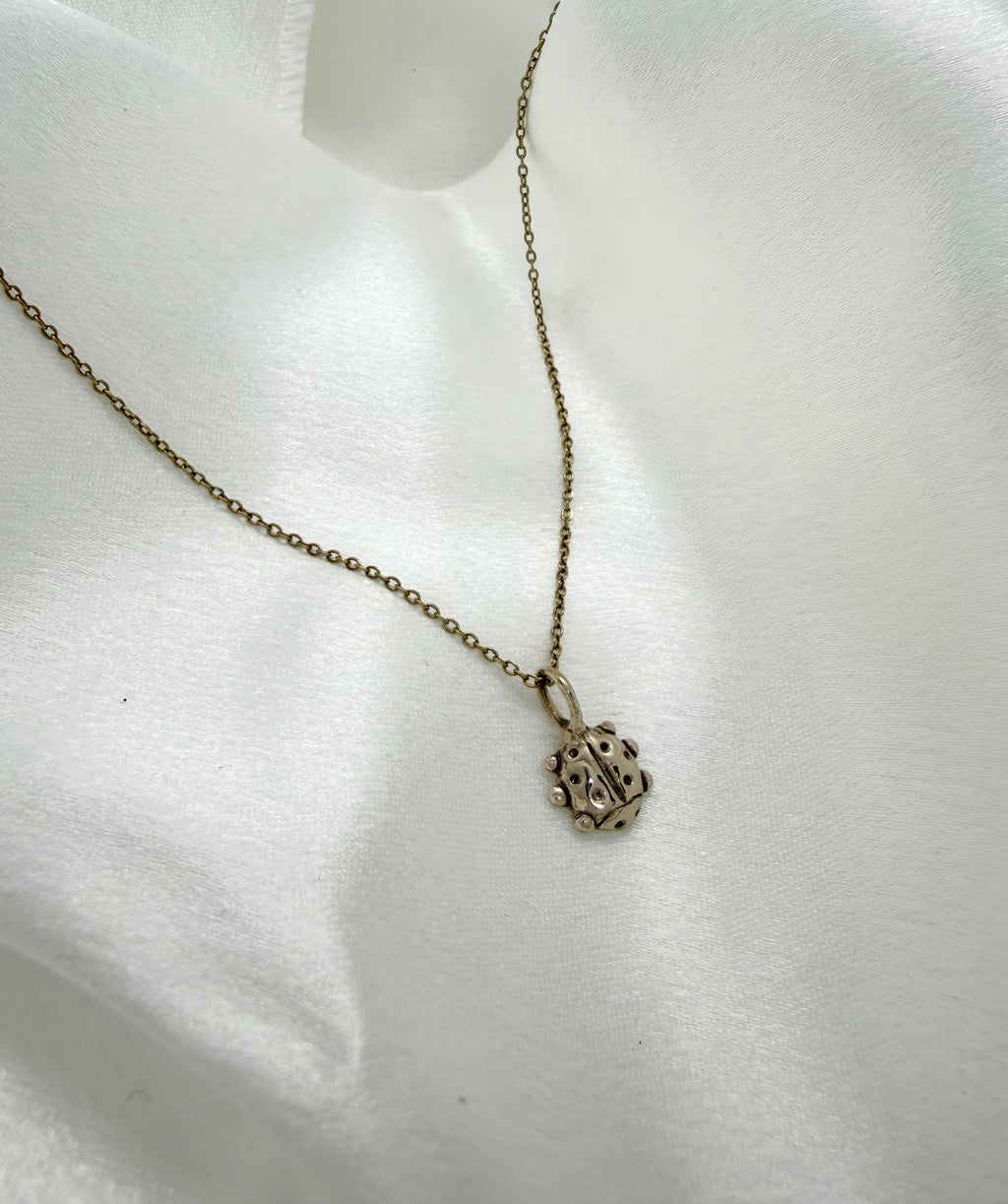 Love bug charm necklace