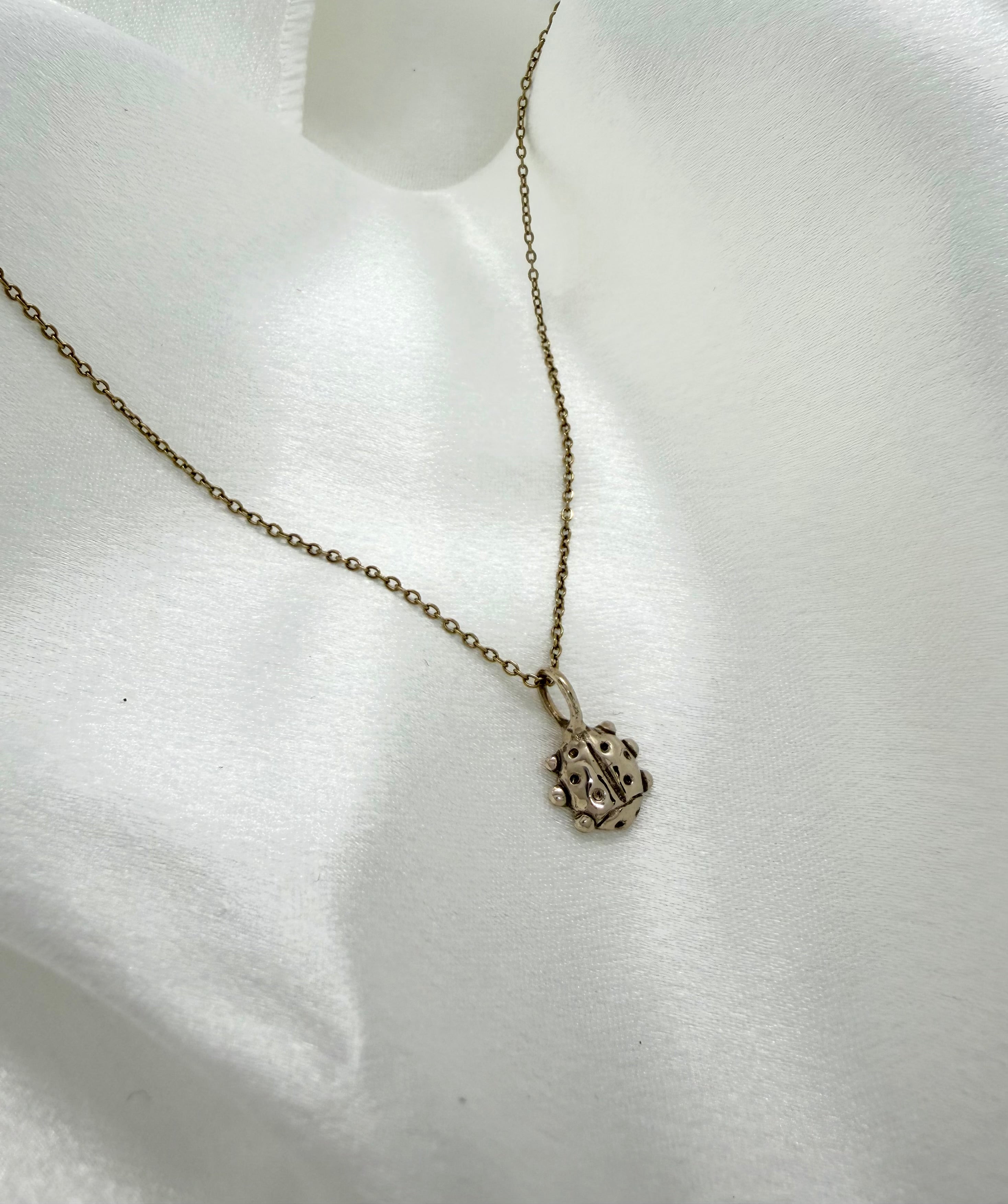 Love bug charm necklace