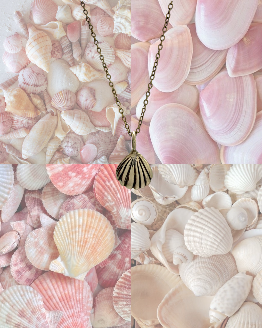 Mermaid summer charm necklace