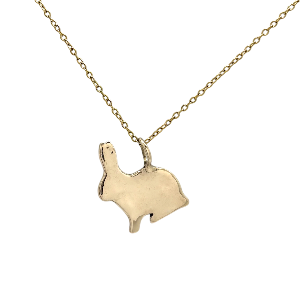 Bunny charm necklace