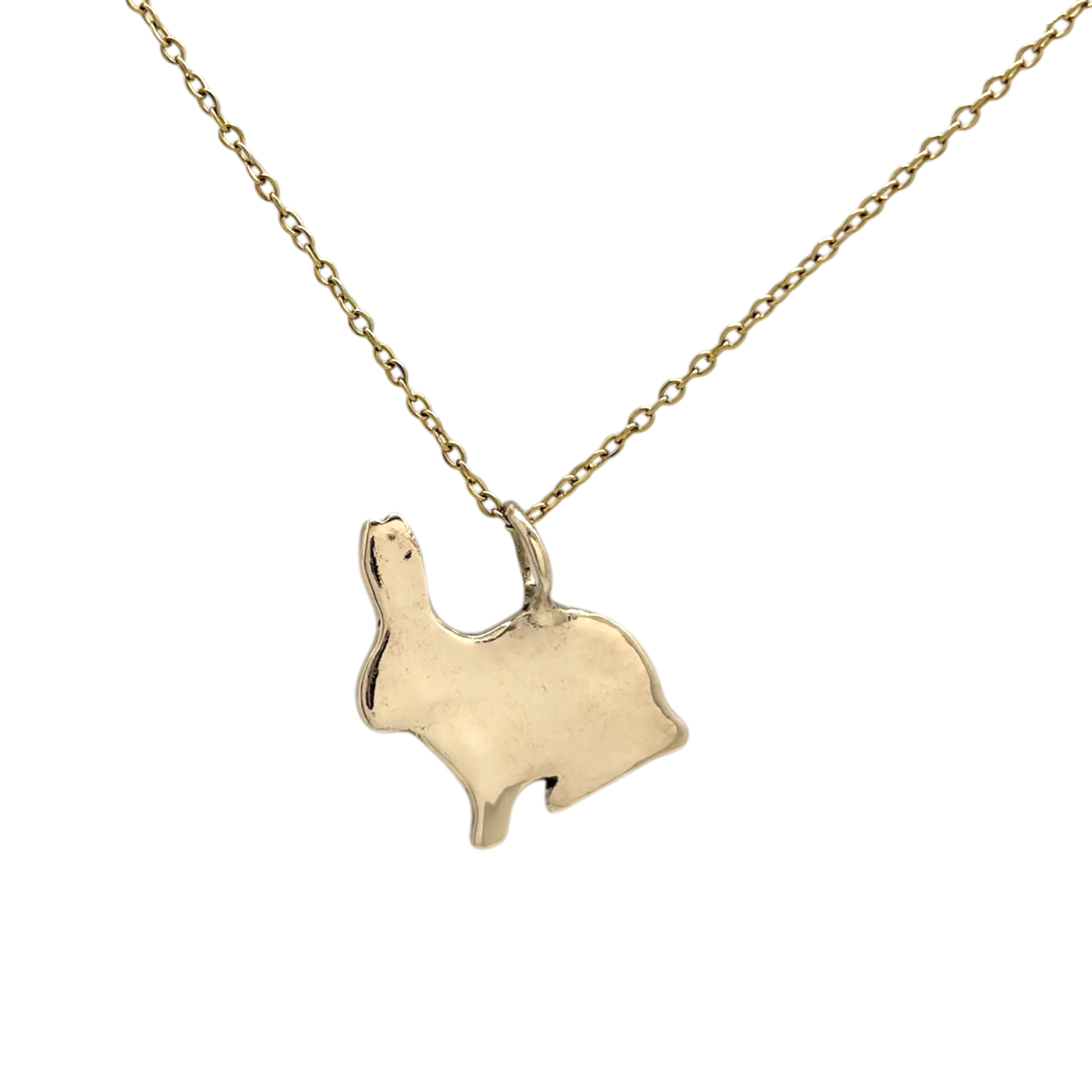Bunny charm necklace