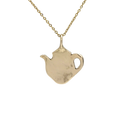 Teapot charm necklace