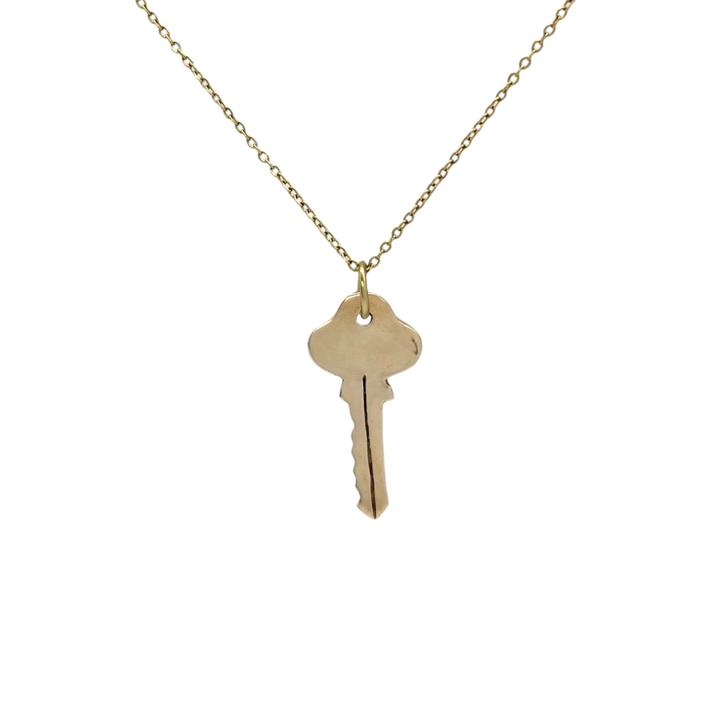 Key charm necklace