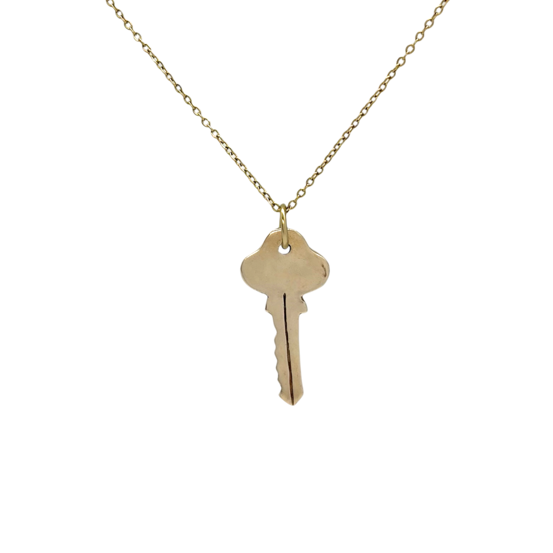 Key charm necklace