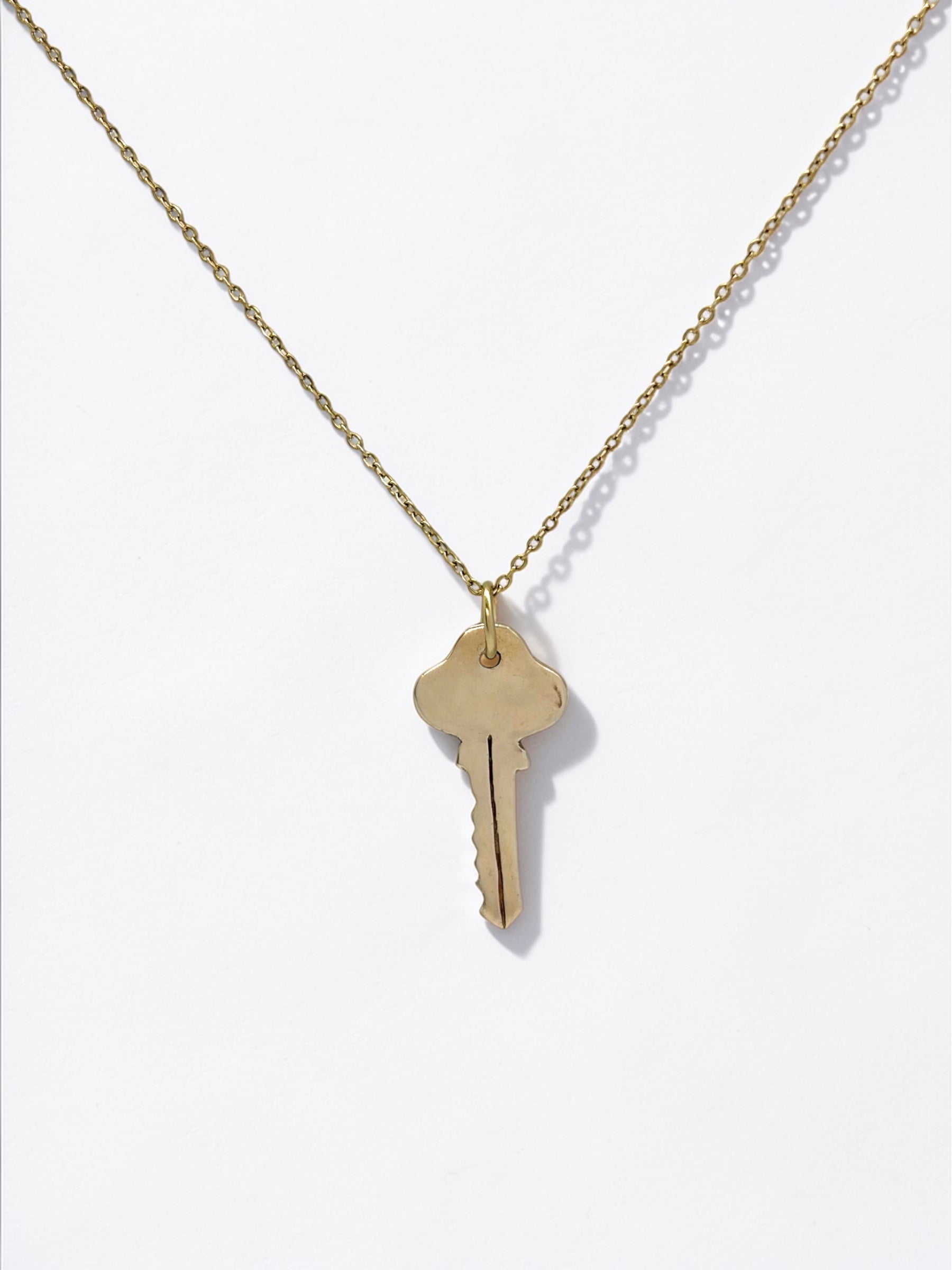 Key charm necklace