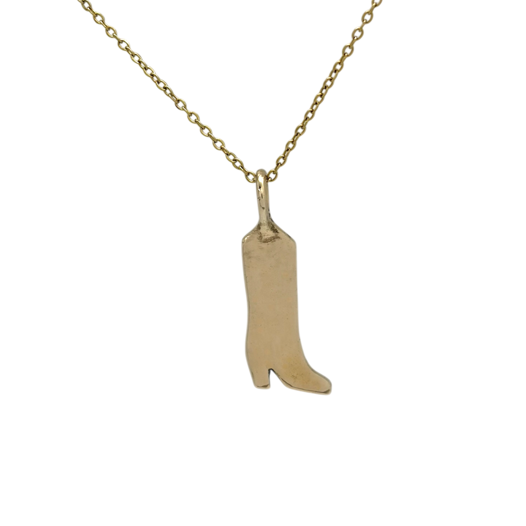 Boot charm necklace