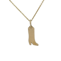 Boot charm necklace