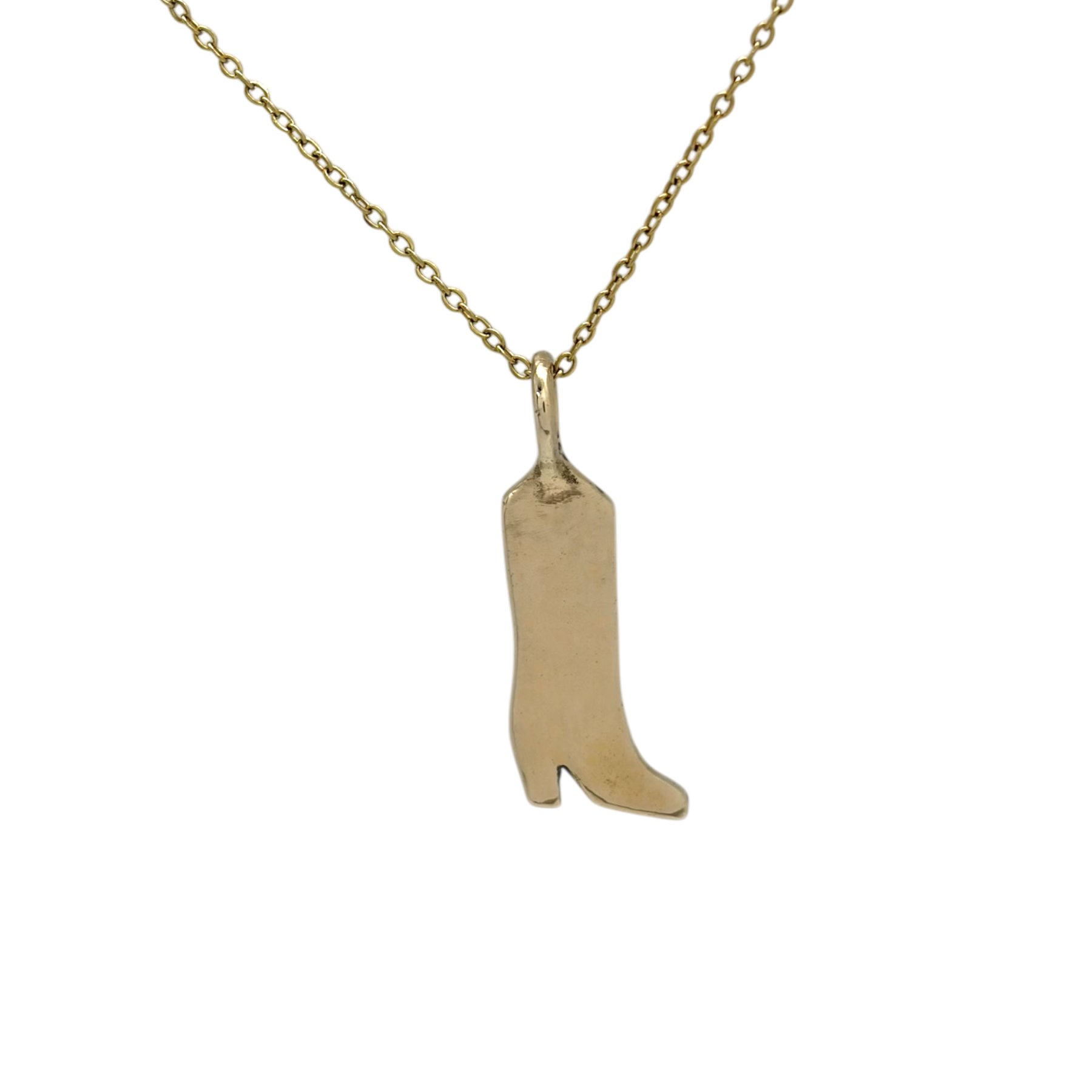 Boot charm necklace