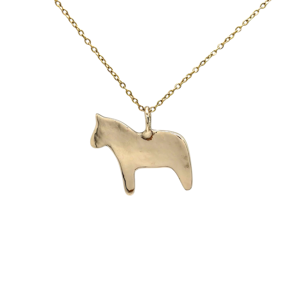 Horse charm necklace