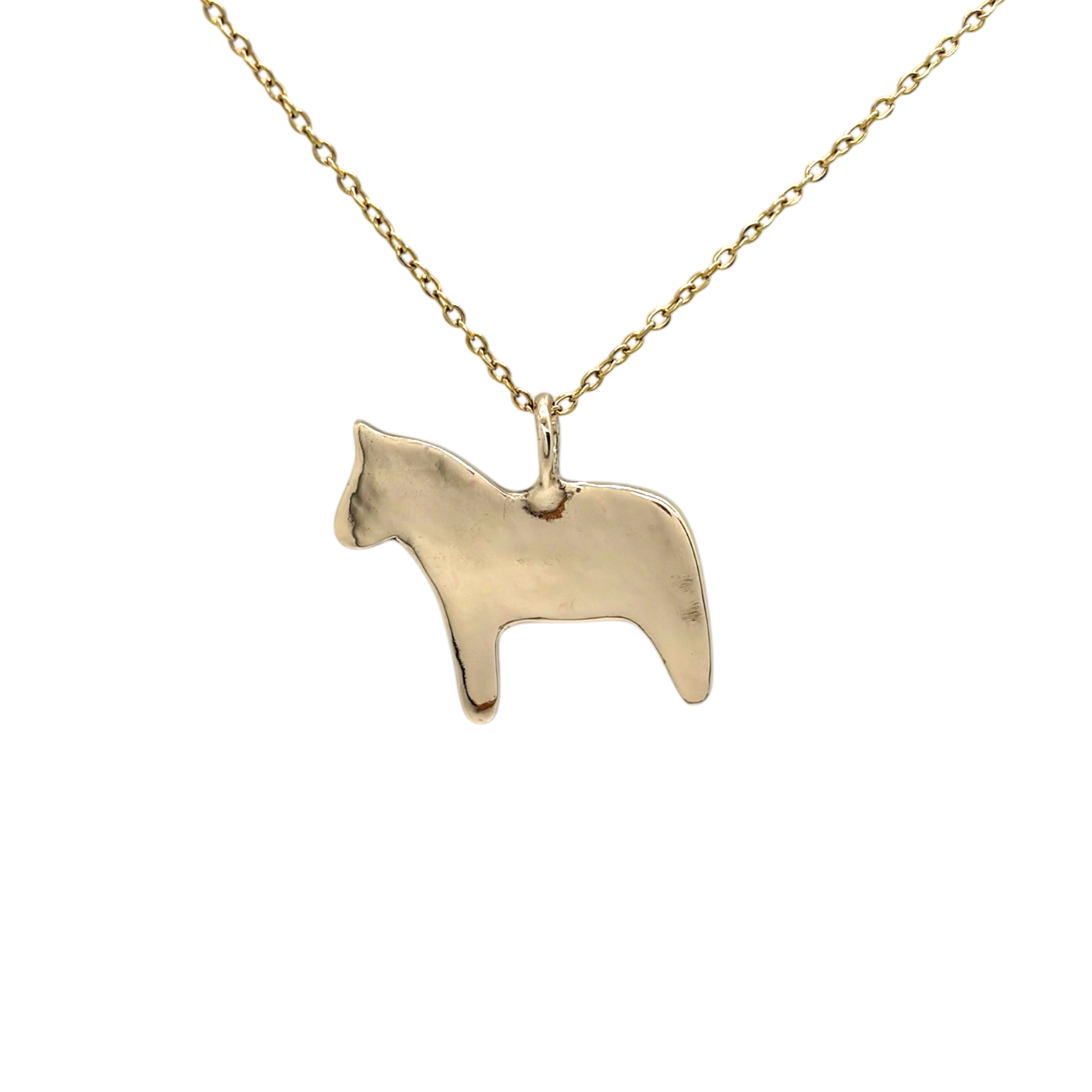 Horse charm necklace