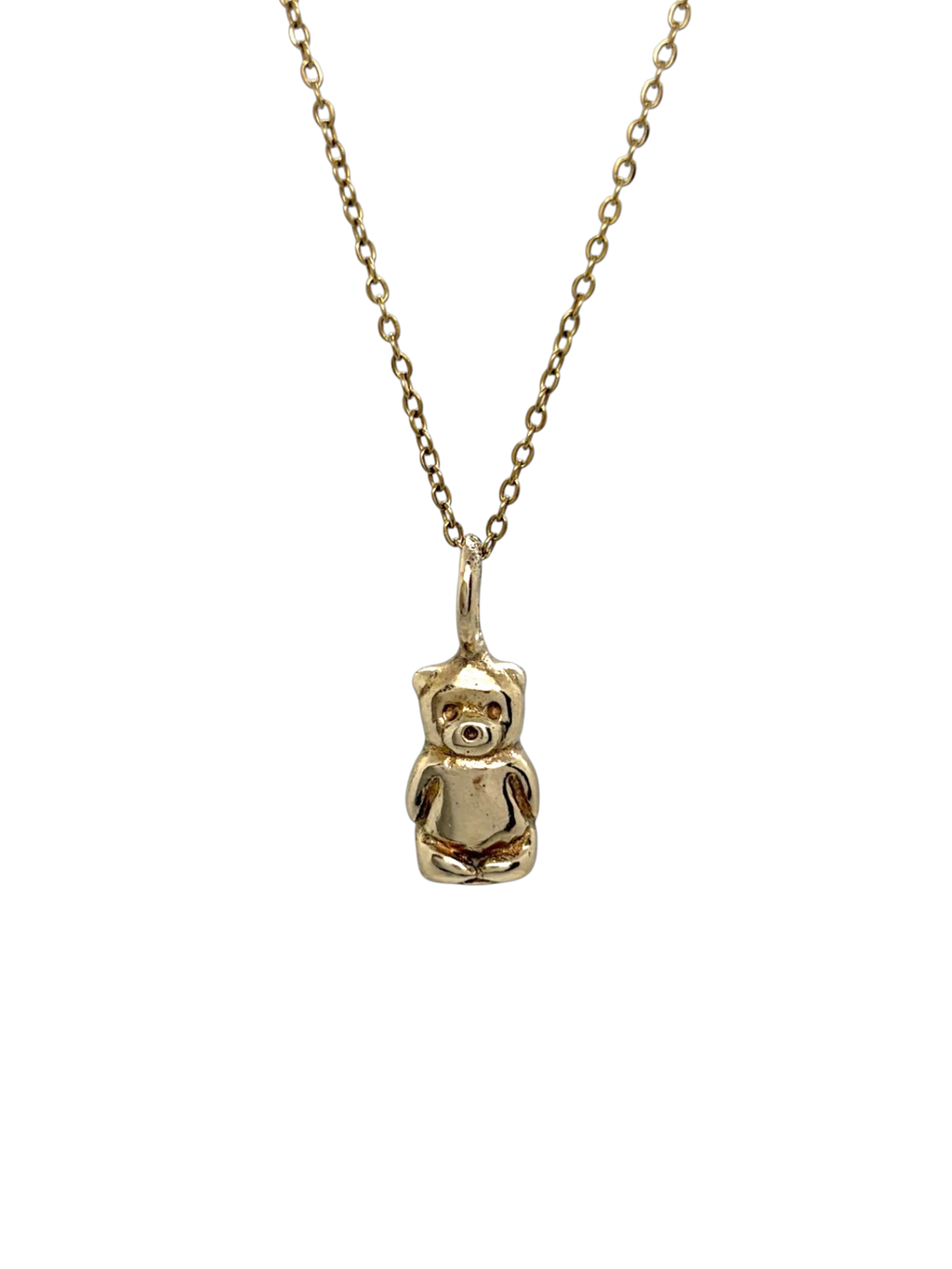 Honey bear charm necklace