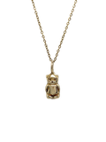 Honey bear charm necklace