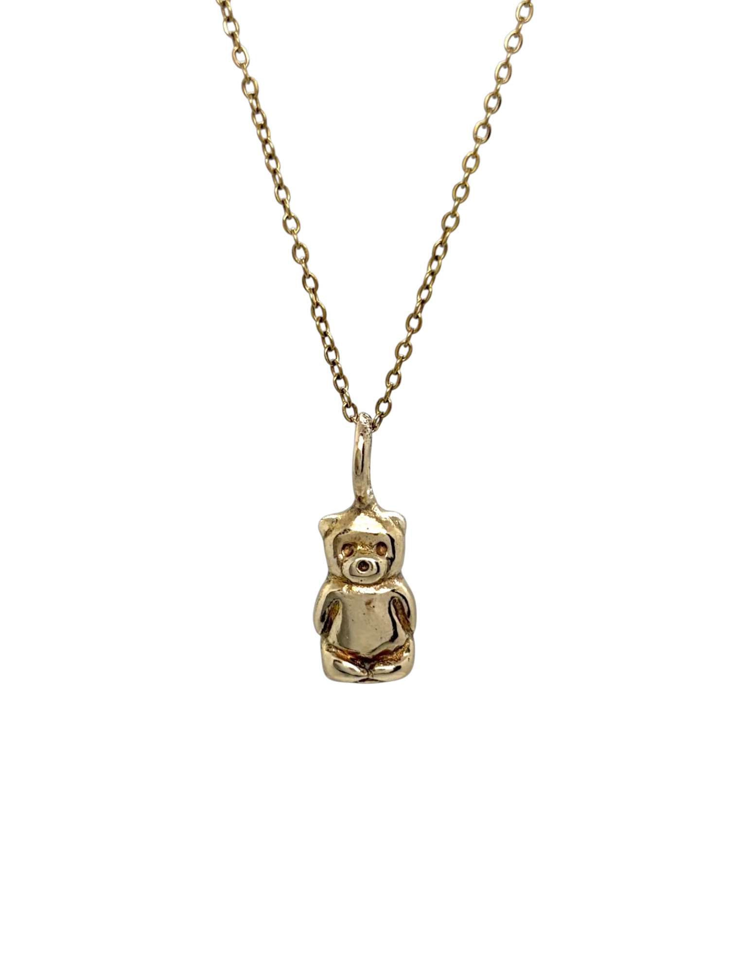 Honey bear charm necklace