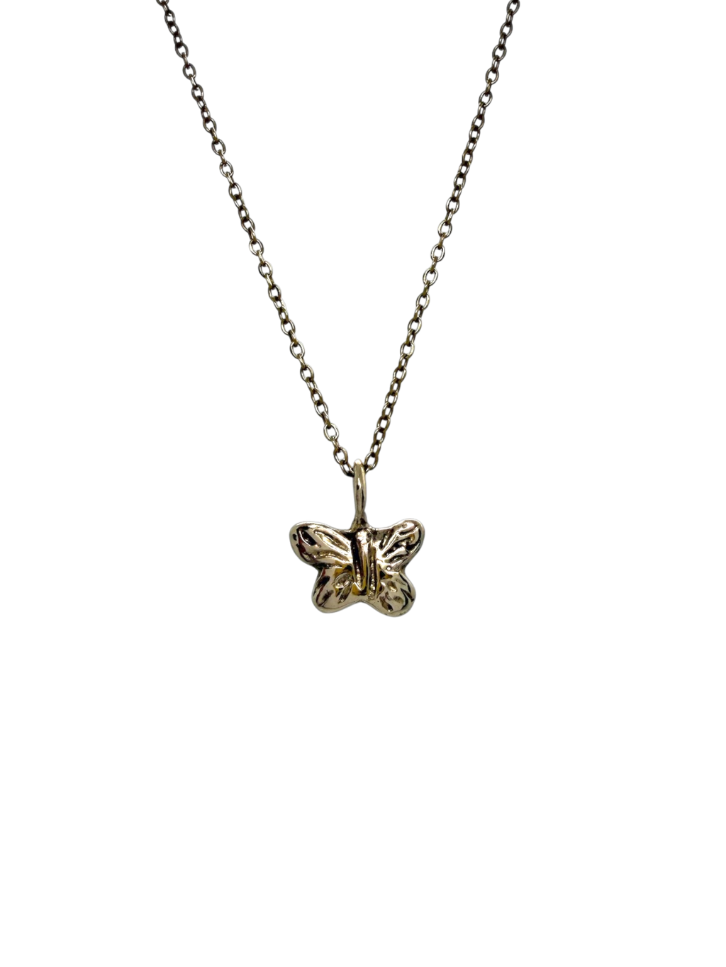 Summer wings charm necklace