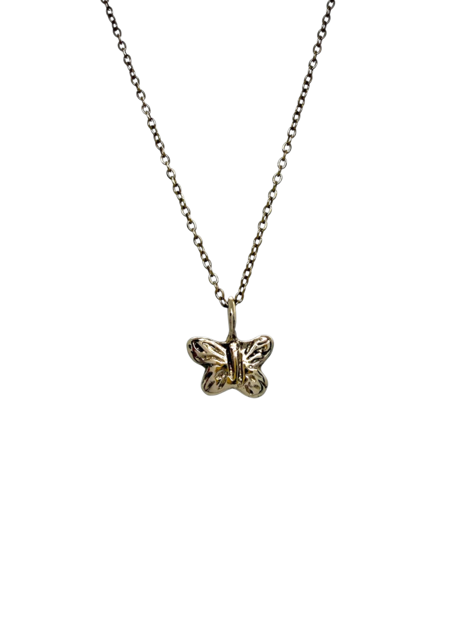 Summer wings charm necklace