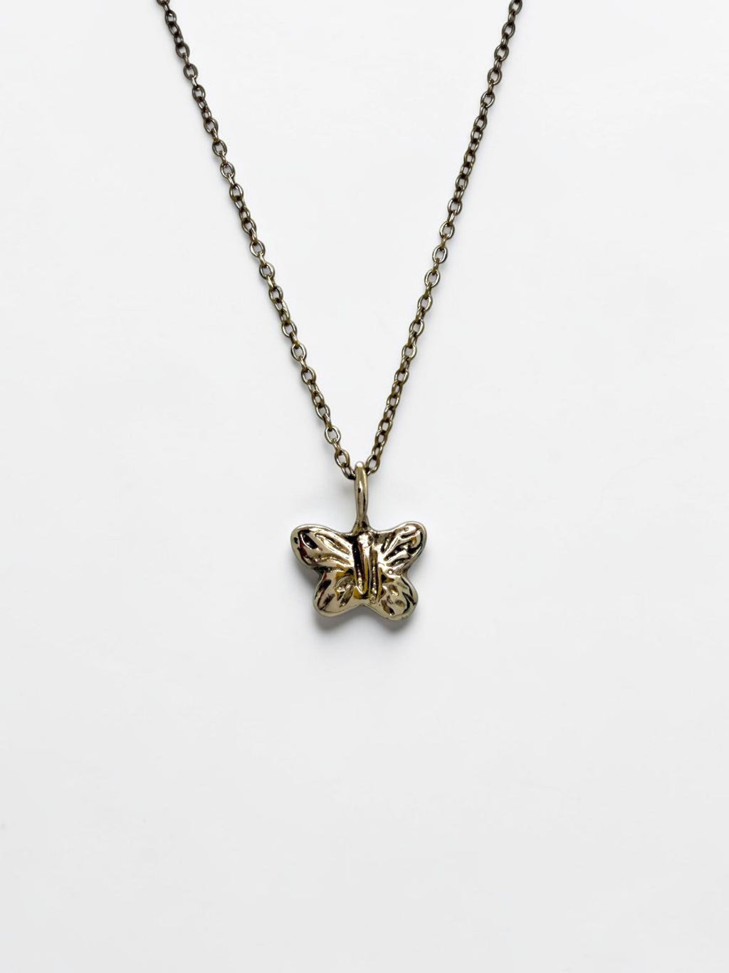 Summer wings charm necklace