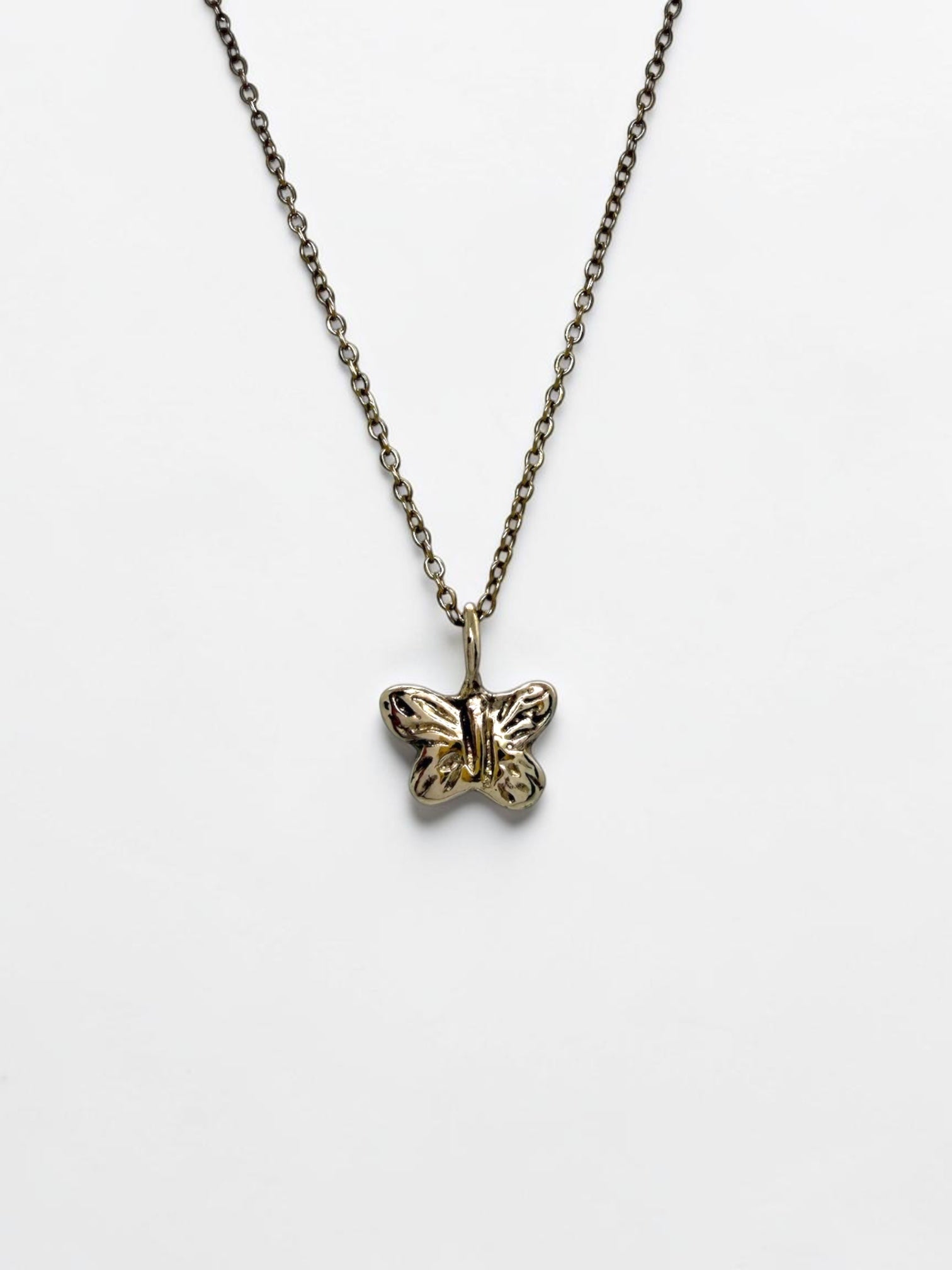 Summer wings charm necklace